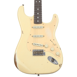 Fender Custom Shop Limited-edition Roasted "Big Head" Stratocaster Relic Electric Guitar - Aged Vintage White