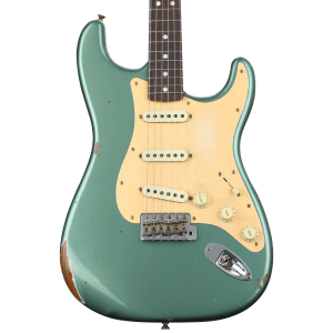 Fender Custom Shop Limited-edition Roasted "Big Head" Stratocaster Relic Electric Guitar - Faded Aged Sherwood Green Metallic