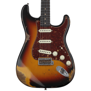 Fender Custom Shop Limited-edition Roasted '61 Stratocaster Super Heavy Relic - Aged 3-color Sunburst