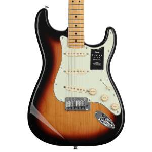 Fender Player Plus Stratocaster Electric Guitar - 3-tone Sunburst with Maple Fingerboard