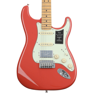 Fender Player Plus Stratocaster HSS Electric Guitar - Fiesta Red with Maple Fingerboard