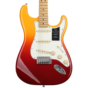 Fender Player Plus Stratocaster Electric Guitar - Tequila Sunrise with Maple Fingerboard