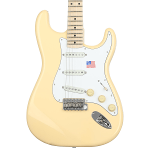 Fender Yngwie Malmsteen Stratocaster Electric Guitar - Vintage White with Maple Fingerboard