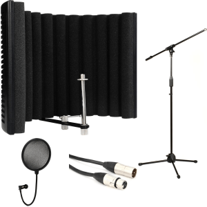 sE Electronics Reflexion X Studio Vocal Kit with Microphone Stand, Cable, and Pop Filter