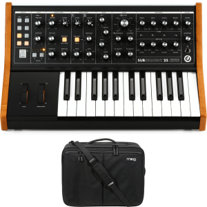 Moog Subsequent 25 Analog Synthesizer with Semi-Rigid Case