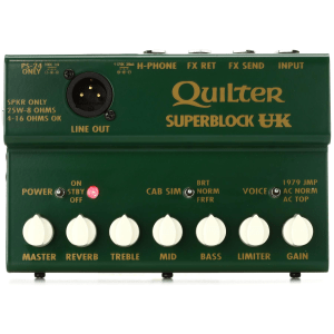Quilter Labs SuperBlock UK 25-watt Guitar Amplifier Pedal