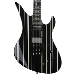 Schecter Synyster Gates Custom-S - Gloss Black with Silver Stripes