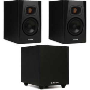 ADAM Audio T5V 5 inch Powered Studio Monitor Pair with T10S 10 inch Powered Studio Subwoofer