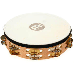 Meinl Percussion Recording-Combo Wood Tambourine - Double Row with Head