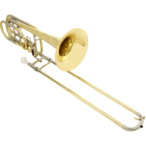 S.E. Shires TBQ36YA Q Series Bass Trombone - Axial Flow - Clear Lacquer