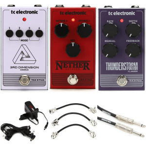 TC Electronic Modulation Pedals Pack with Power Supply