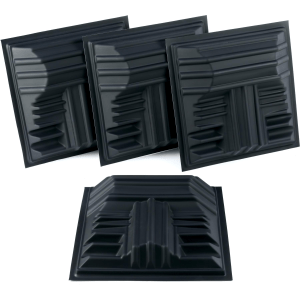 Auralex T'Fusor 3D Sound Diffusor - Black (4-pack)