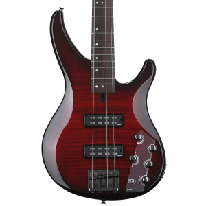 Yamaha TRBX604FM Bass Guitar - Dark Red Burst