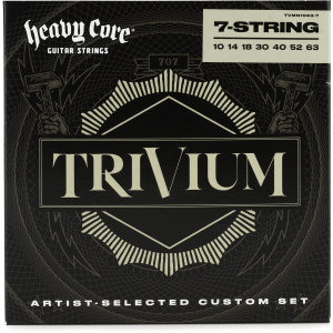 Dunlop TVMN10637 Heavy Core Trivium Electric Guitar Strings - .010-.063, 7-string