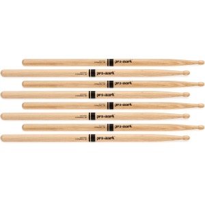Promark Hickory Drumsticks - 2B - Wood Tip - 4-pack