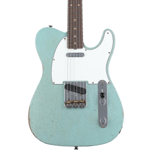 Fender Custom Shop Limited-edition '61 Telecaster Relic Electric Guitar - Aged Blue Sparkle