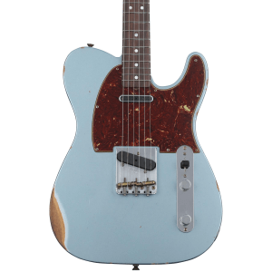 Fender Custom Shop Limited-edition '64 Telecaster Relic Electric Guitar - Aged Blue Ice Metallic