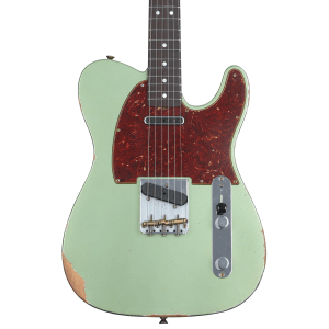 Fender Custom Shop Limited-edition '64 Telecaster Relic Electric Guitar - Aged Sage Green Metallic