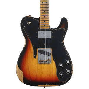 Fender Custom Shop Limited-edition '70s Telecaster Custom Heavy Relic - Bleached 3-color Sunburst