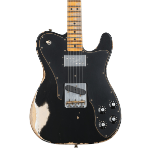 Fender Custom Shop Limited-edition '70s Telecaster Custom Heavy Relic - Aged Black