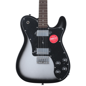 Squier Affinity Series Telecaster Deluxe Electric Guitar - Silver Burst, Sweetwater Exclusive