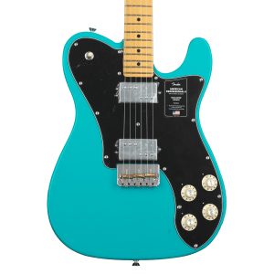 Fender American Professional II Telecaster Deluxe - Miami Blue with Maple Fingerboard