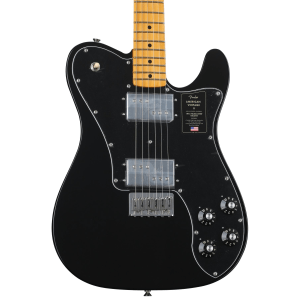 Fender American Vintage II 1975 Telecaster Deluxe Electric Guitar - Black