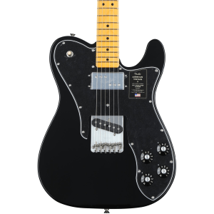 Fender American Vintage II 1977 Telecaster Custom Electric Guitar - Black