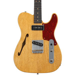 Fender Custom Shop Artisan Korina Telecaster Thinline Electric Guitar - Aged Natural