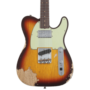 Fender Custom Shop Limited-edition Cunife Telecaster Custom Heavy Relic Electric Guitar - Chocolate 3-color Sunburst
