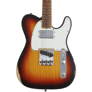 Fender Custom Shop Limited-edition Red Hot Cunife Telecaster Custom Heavy Relic Electric Guitar - Chocolate 3-color Sunburst