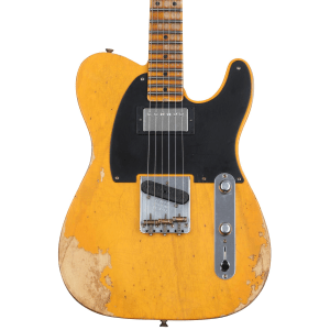 Fender Custom Shop Limited-edition '53 HS Telecaster Heavy Relic Electric Guitar - Aged Butterscotch Blonde