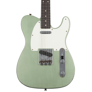 Fender Custom Shop Limited-edition 1960 Telecaster Journeyman Relic Electric Guitar - Aged Sage Green Metallic