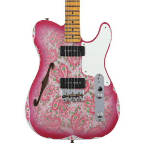 Fender Custom Shop Limited-edition Dual P-90 Telecaster Relic - Aged Pink Paisley