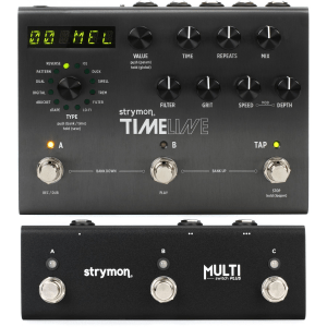 Strymon TimeLine Multidimensional Delay Pedal and Multi Switch Plus Pack