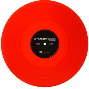 Native Instruments Traktor Scratch Control Vinyl MK2 - Red (Single Vinyl)