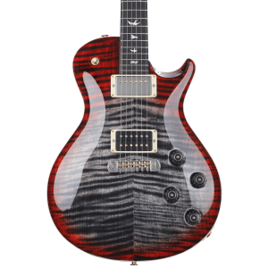 PRS Mark Tremonti Signature Electric Guitar with Adjustable Stoptail - Charcoal Cherry Burst, 10-Top