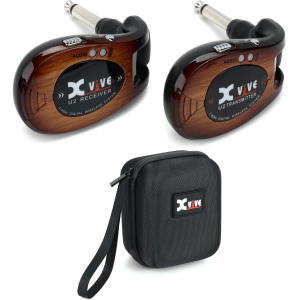 Xvive U2 Digital Wireless Guitar System and Case Bundle - 3-tone Sunburst
