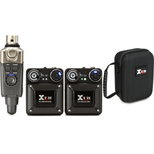 Xvive U4R2 Wireless In-Ear Monitoring System with 2 Receivers and Case Bundle