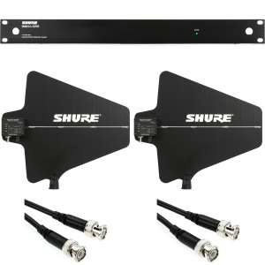 Shure UA844+SWB - 5 Way Active Antenna Splitter/Power Distribution System with Antenna - 470-698 MHz
