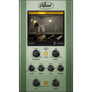 Universal Audio UAD Capitol Chambers Reverb and Echo Chamber Plug-in
