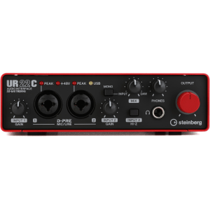 Steinberg UR22C USB Audio Interface - Red