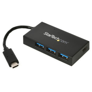 Startech并USB-C中心USB-C 1 x USB-C & 3 x USB-A