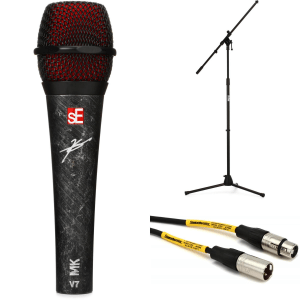 sE Electronics Myles Kennedy Signature V7 Supercardioid Dynamic Handheld Vocal Microphone Bundle