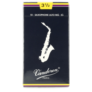 Vandoren SR2135 - Traditional Alto Saxophone Reeds - 3.5 (10-pack)