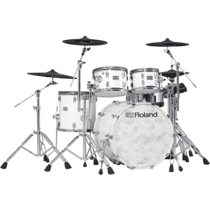 Roland V-Drums Acoustic Design VAD706PW Electronic Drum Set - Pearl White