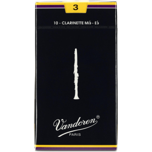 Vandoren CR113 Traditional Eb Clarinet Reed - 3.0 (10-pack)