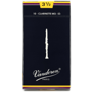 Vandoren CR1135 Traditional Eb Clarinet Reed - 3.5 (10-pack)