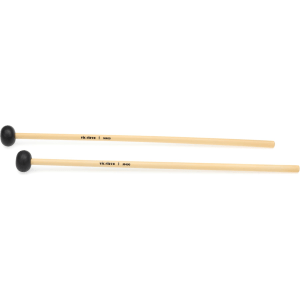 Vic Firth M400 Articulate Series Keyboard Mallets - Oval Soft Rubber Core, Rattan