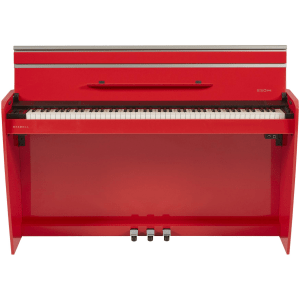 Dexibell Vivo H10 Digital Upright Piano with Bench - Polished Dark Red
